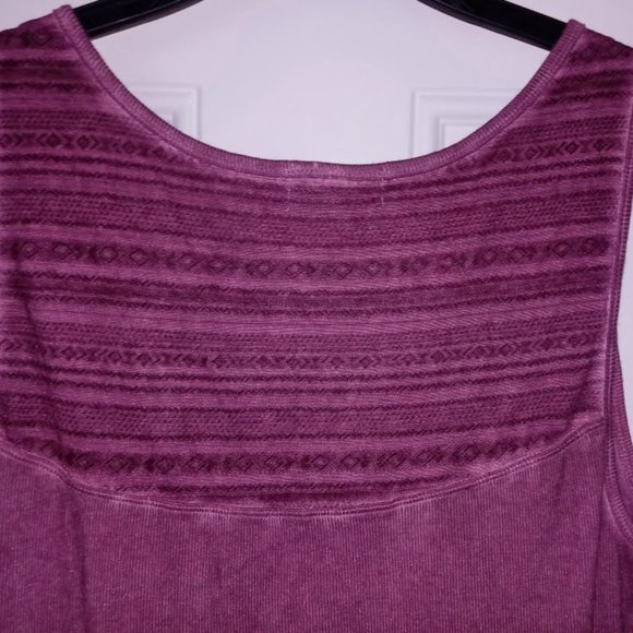 SOLD! NWT Tank Top 2X 18/20 Purple Eggplant - Picture 3 of 7